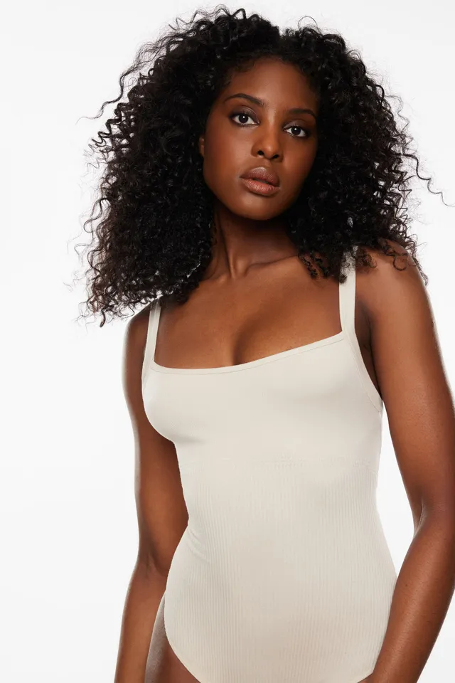 Dynamite Square Neck Seamless Bodysuit