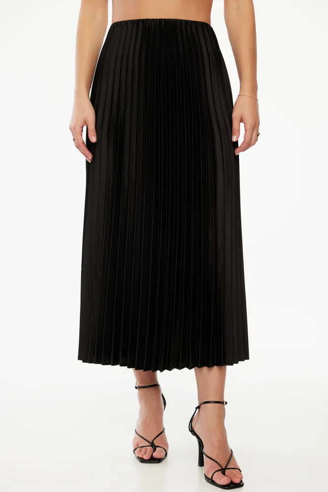 Laure Pleated Maxi Skirt