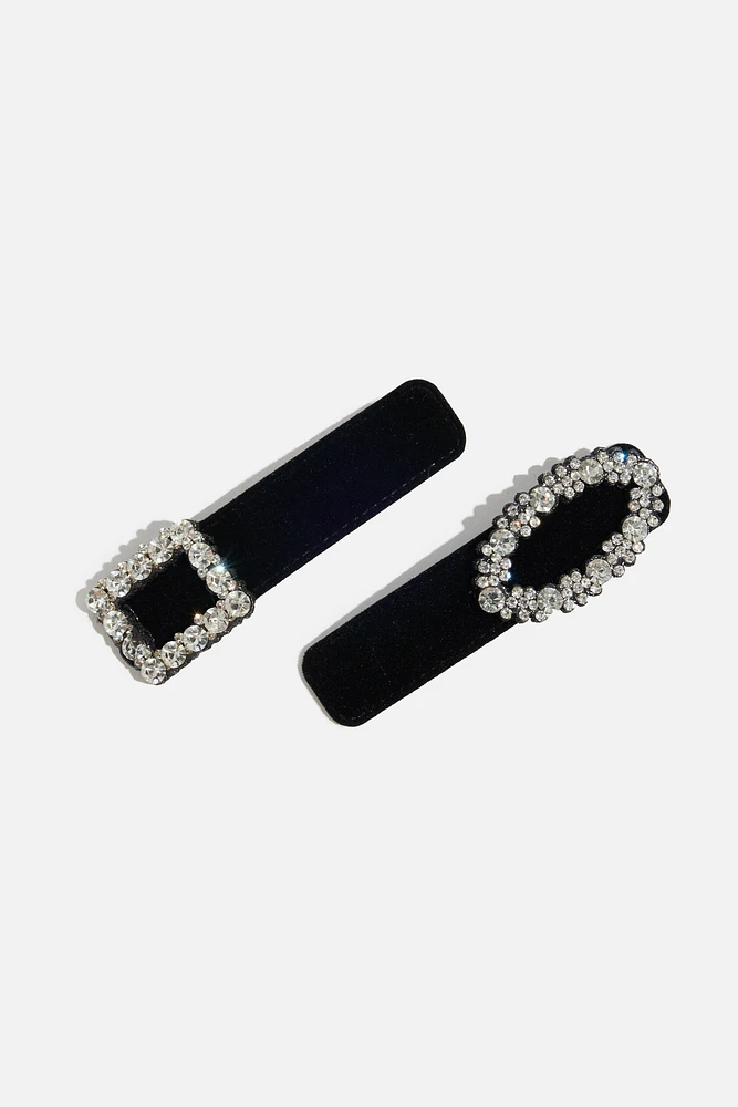 2-Pack Velvet Hair Clips