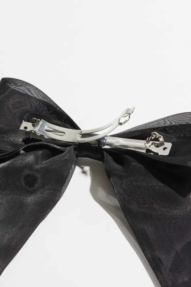 Oversized Organza Bow Hair Clip