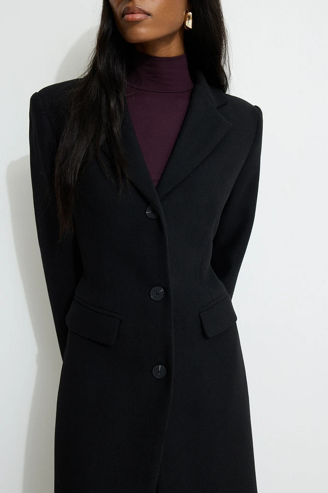 Tailored Single Breasted Coat