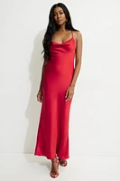 Satin Slip Maxi Dress