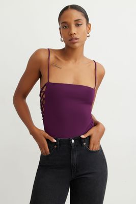 dynamite one shoulder bodysuit