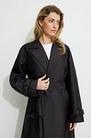 Sateen Trench Coat