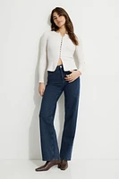 Renae Ribbed Flyaway Cardigan