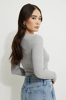 Tedi Ribbed Long Sleeve T Shirt