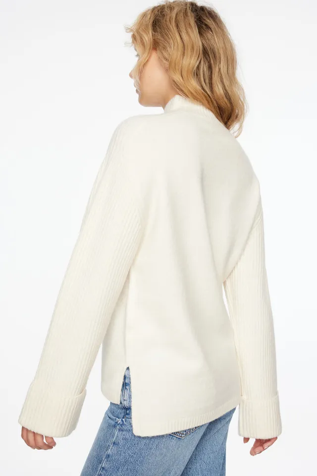 Heavenlyarn™ Spongy Tunic Sweater White