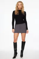 Long Sleeve Mock Neckline Sweater