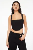 Saige Square Neck Corset Top