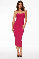 Ribbed Bodycon Midi Dress