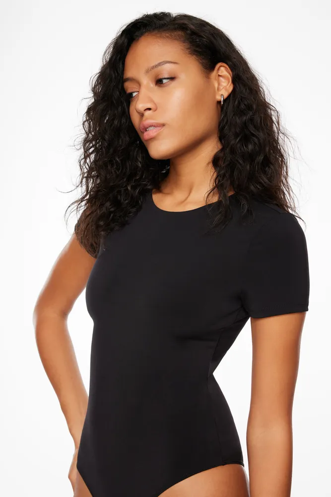 Drea Sculpt Short Sleeve Crew Neck Bodysuit