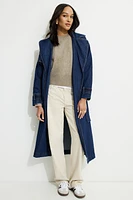 Denim Trench Coat