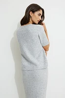 Boxy Short Sleeve Sweater