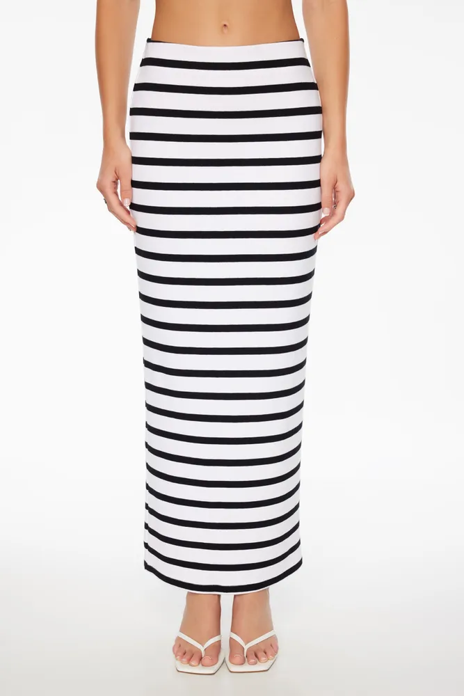 Arya Ribbed Maxi Skirt