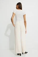 Jourdan Mid Rise Wide Leg Pants
