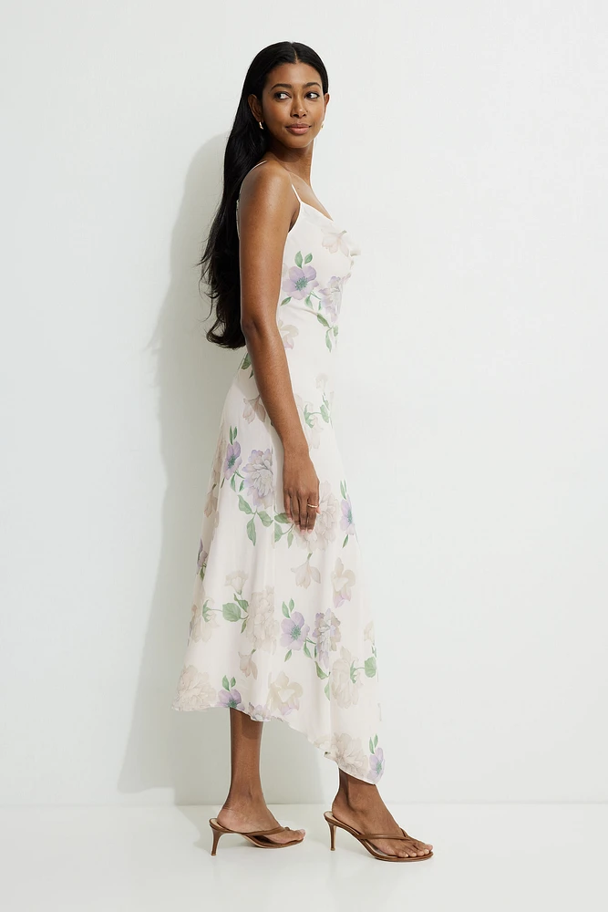 Robe nuisette maxi asymétrique Celeste