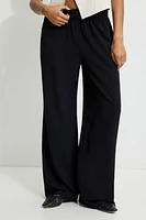 Pantalon à enfiler jambe large
