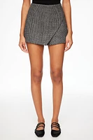 Peyton Asymmetric Wool Skort