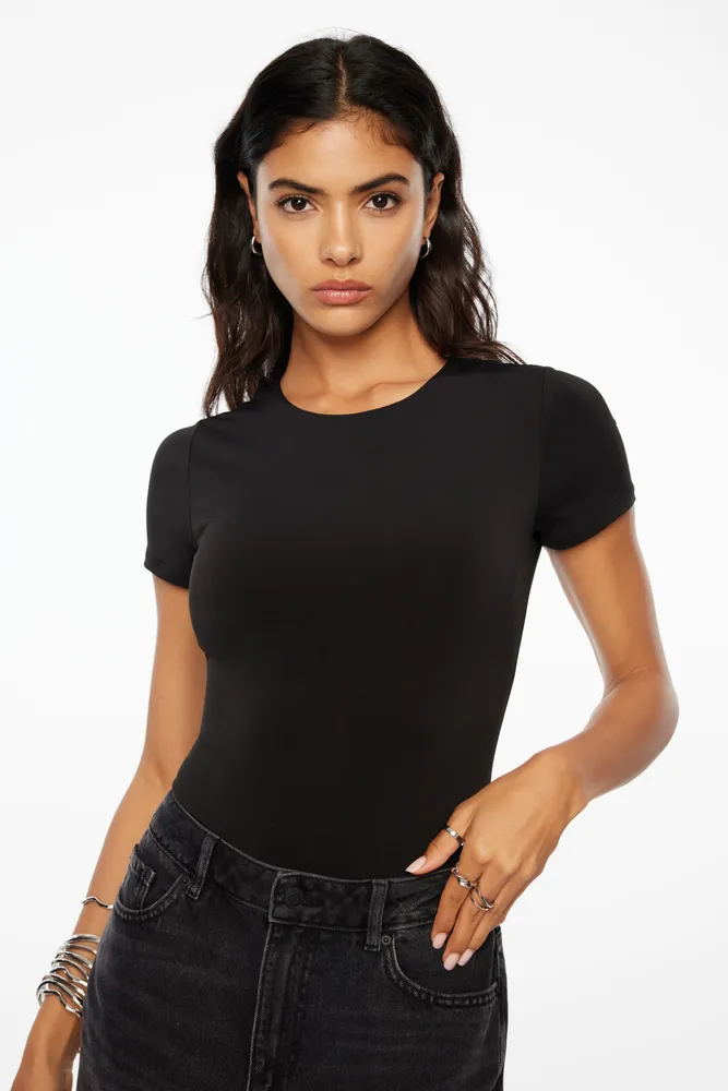 Sculpt Short Sleeve Crew Neck Bodysuit