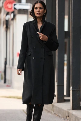 Double Breasted Wool Coat