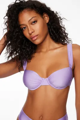 Ruched Underwire Bikini Top