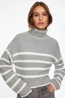 Crop Turtleneck Sweater