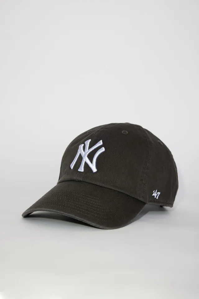 New York Yankees Natural Khaki 47 Brand Clean Up Dad Hat Baseball Cap