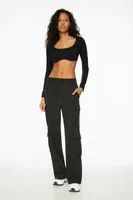 Utility Wide Leg Cargo Pants