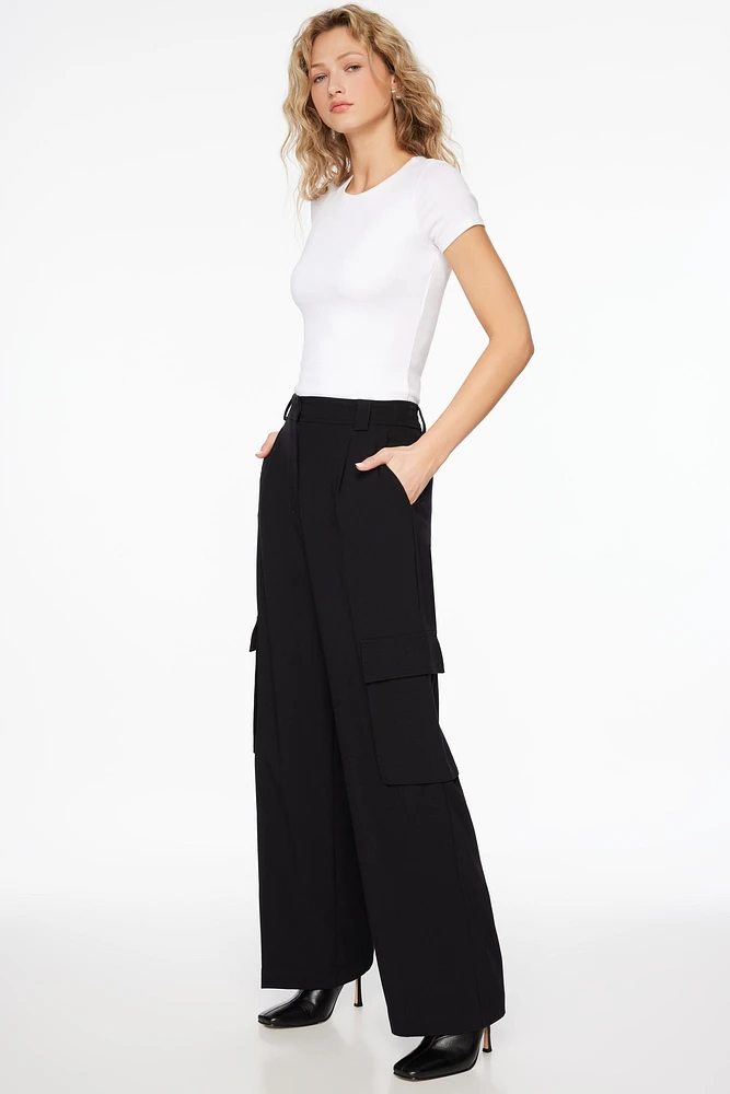 Gemma Wide Leg Cargo Pants