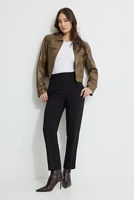 Emily Tailored Slim Ankle Pants