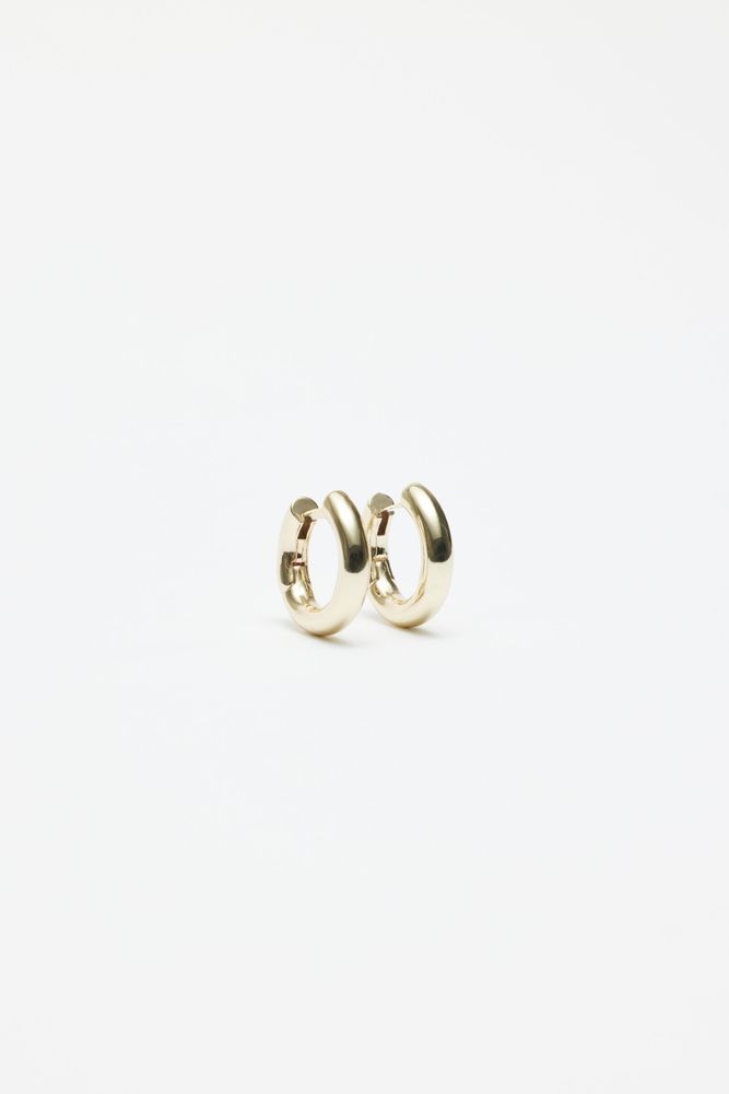 Hinge Mini Hoop Earrings 