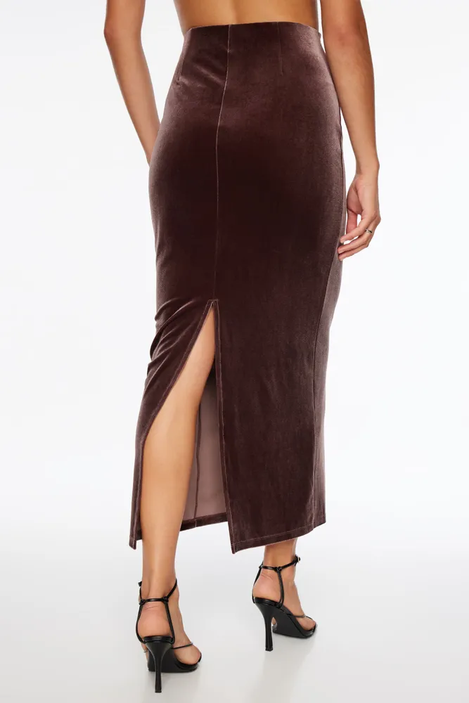 Arya Velvet Tube Maxi Skirt