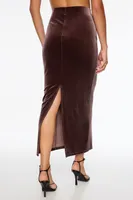 Arya Velvet Tube Maxi Skirt