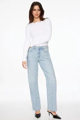 Mika Pearl Relaxed Straight Jeans