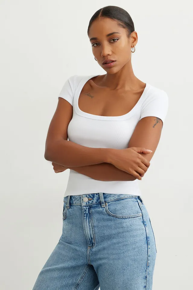 Camden Scoop Neck Crop Top