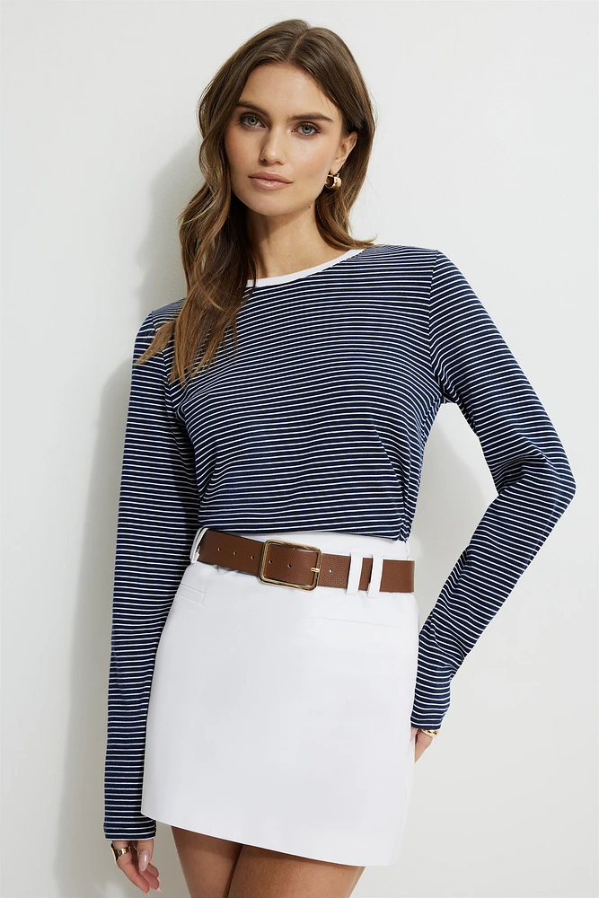 Striped Long Sleeve T Shirt