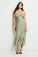 Robe maxi à enfiler buste empire Sage