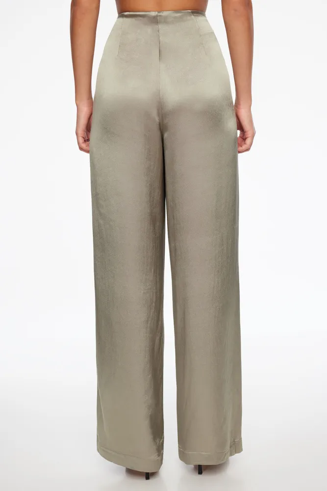 Malika Satin Wide Leg Pant