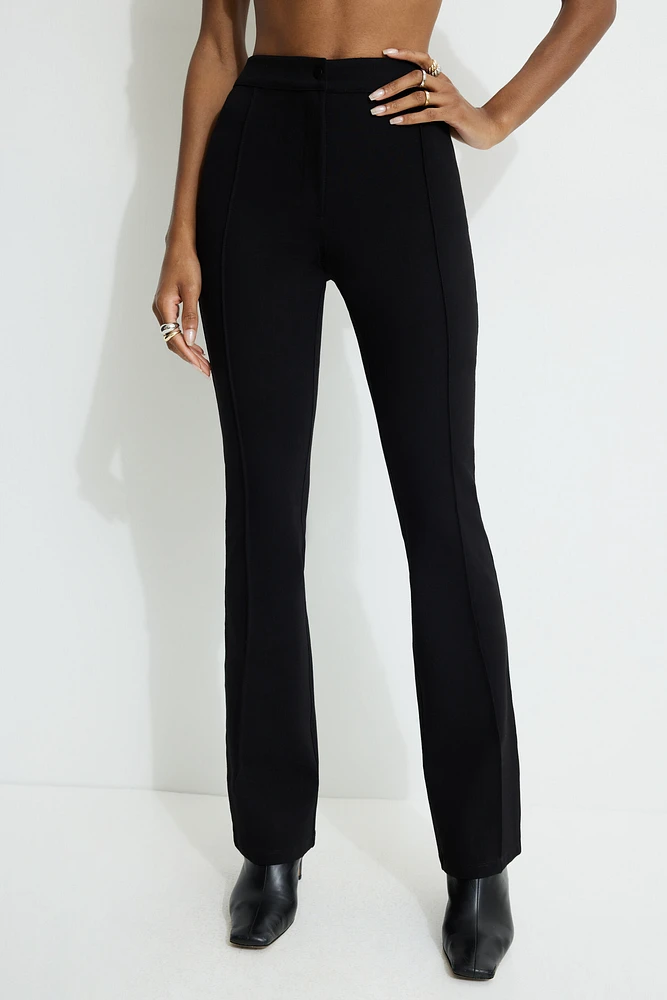 Front Seam Flared Leggings