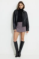 Tweed Mini Skirt