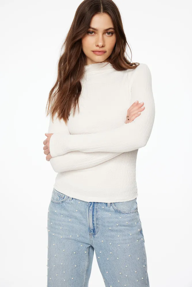 Maisie Popcorn Textured Top