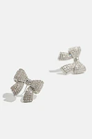 Micropavé Gem Bow Studs