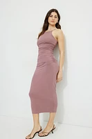 Ines Ruched Jersey Maxi Dress