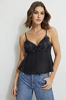 Camisole fleurie style nuisette