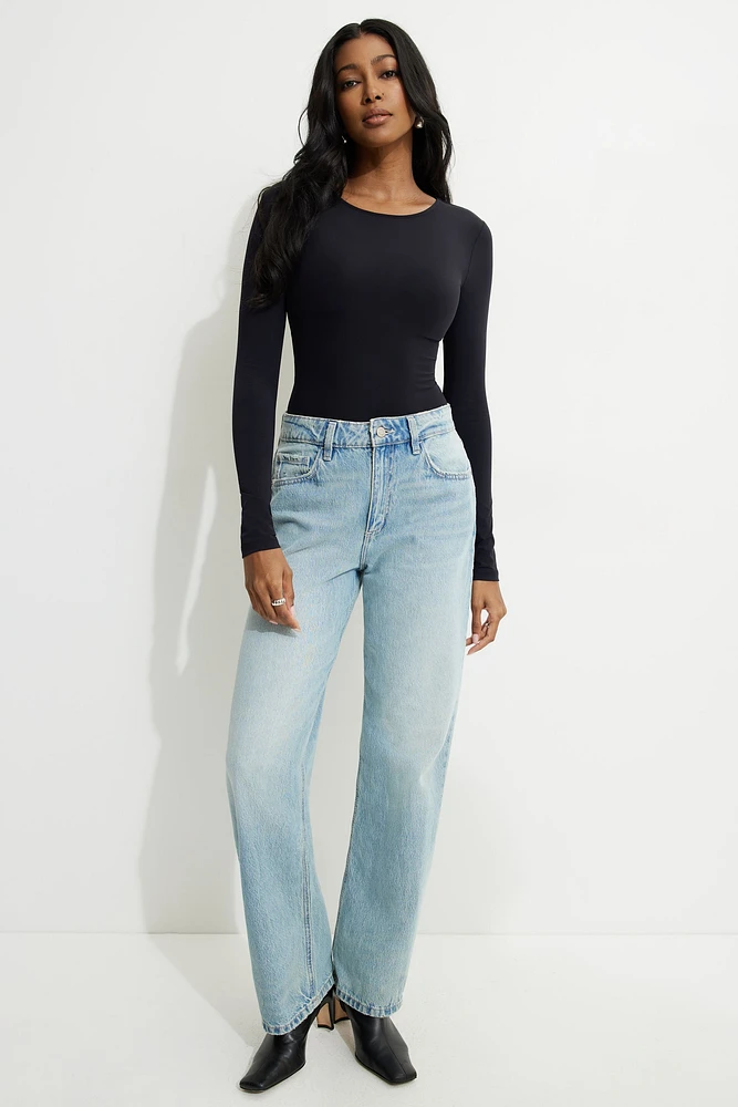 Kyla Sculpt Crewneck Bodysuit