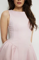 Kerina Flared Ponte Mini Dress