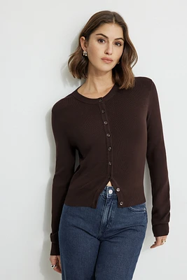 Rebecca Crewneck Cardigan