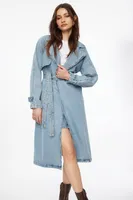 Denim Trench Coat