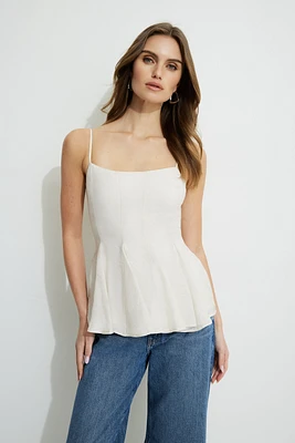 Peplum Tank Top