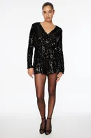 Christelle Sequin Romper